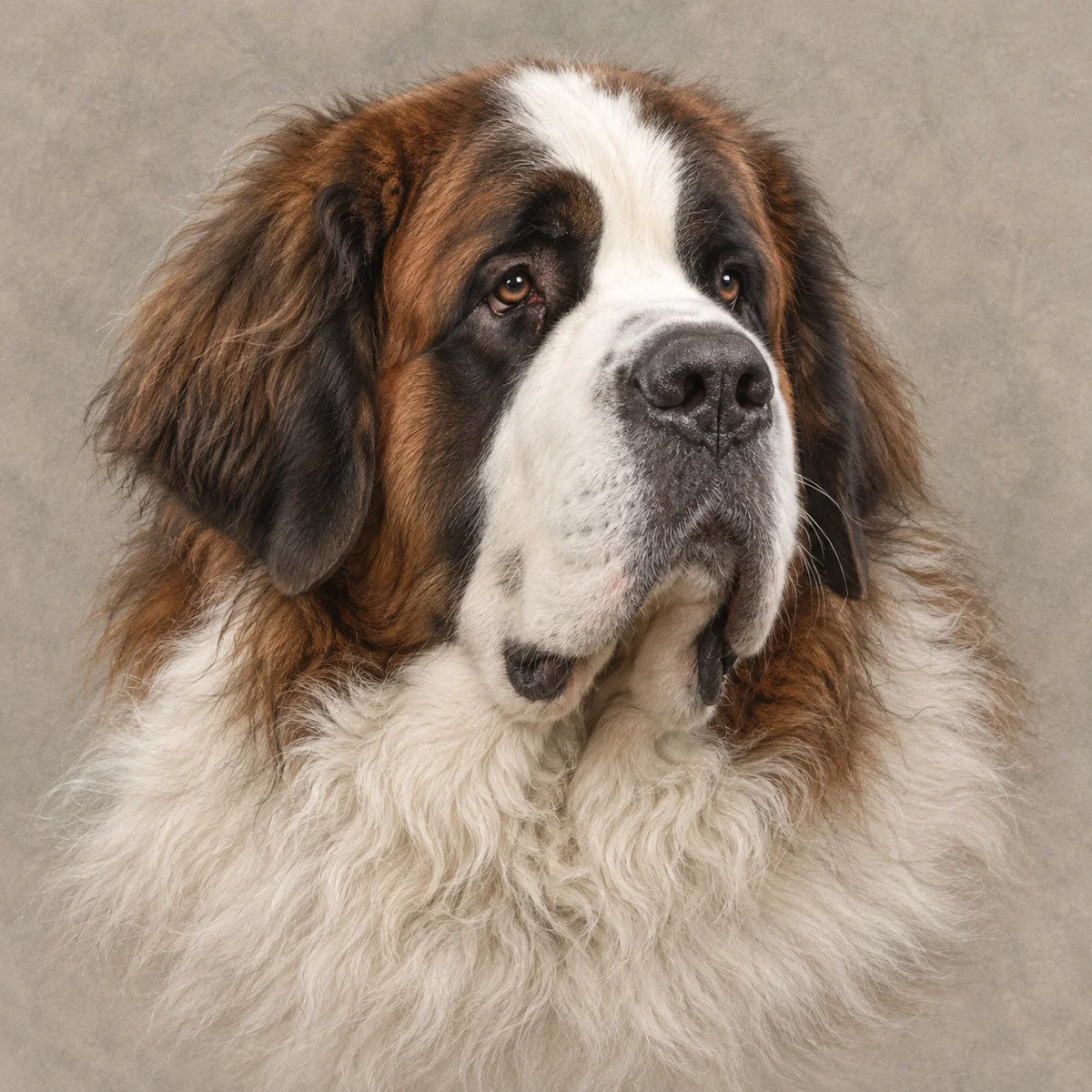 Saint Bernard Card The Country Portrait Collection Dog Lover Greeting Card Single or Pack of 5