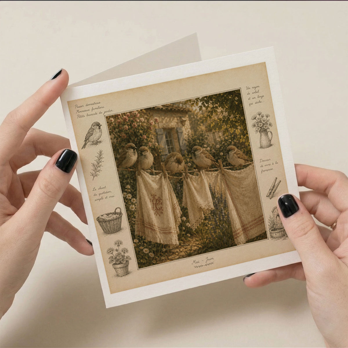 PP-GRE-6x6-ENVELOPE - Square Greetings Cards Mockup