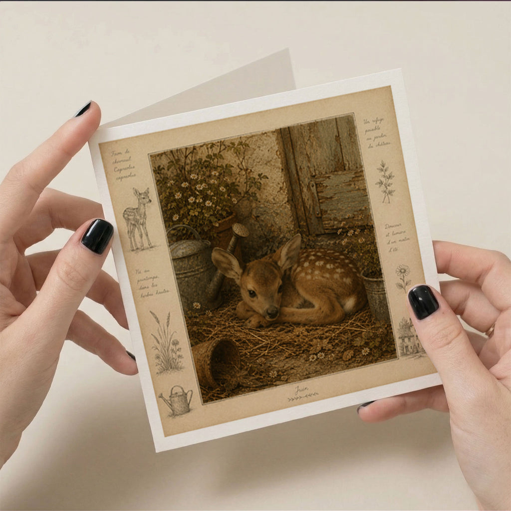 PP-GRE-6x6-ENVELOPE - Square Greetings Cards Mockup