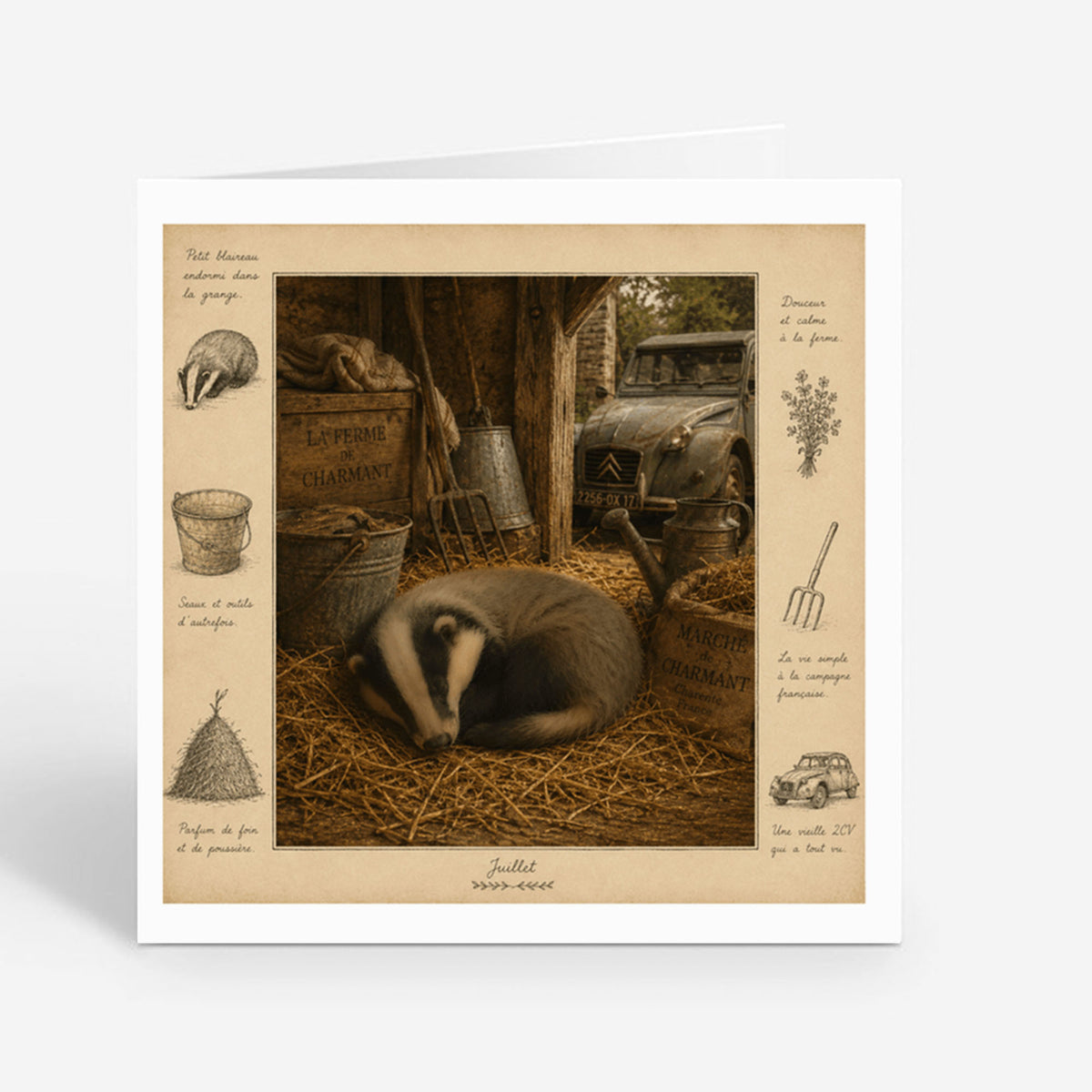 PP-GRE-6x6-ENVELOPE - Square Greetings Cards Mockup