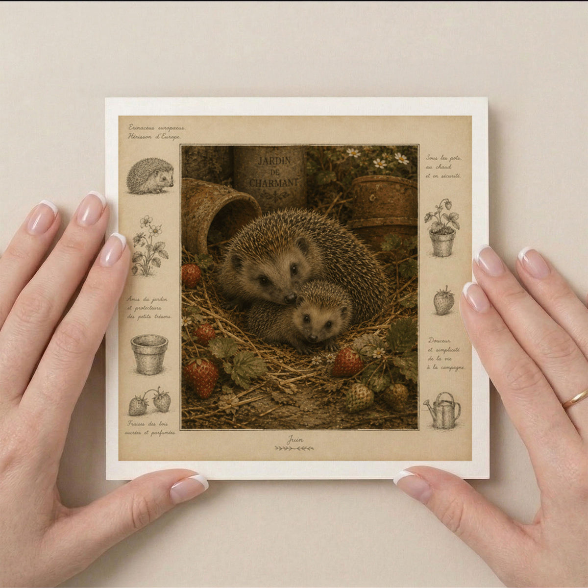 PP-GRE-6x6-ENVELOPE - Square Greetings Cards Mockup