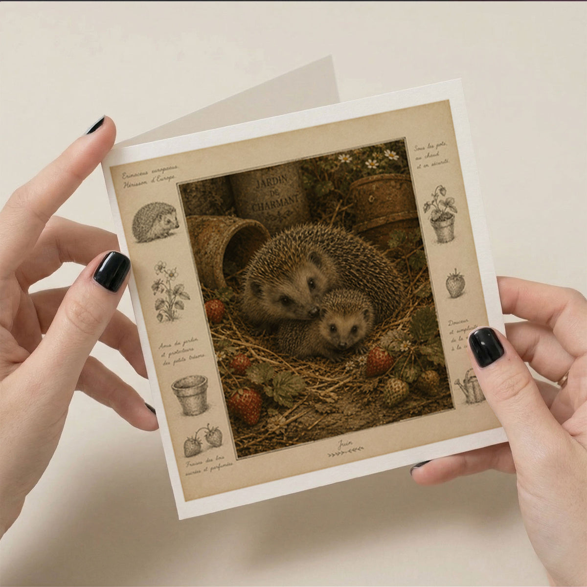 PP-GRE-6x6-ENVELOPE - Square Greetings Cards Mockup