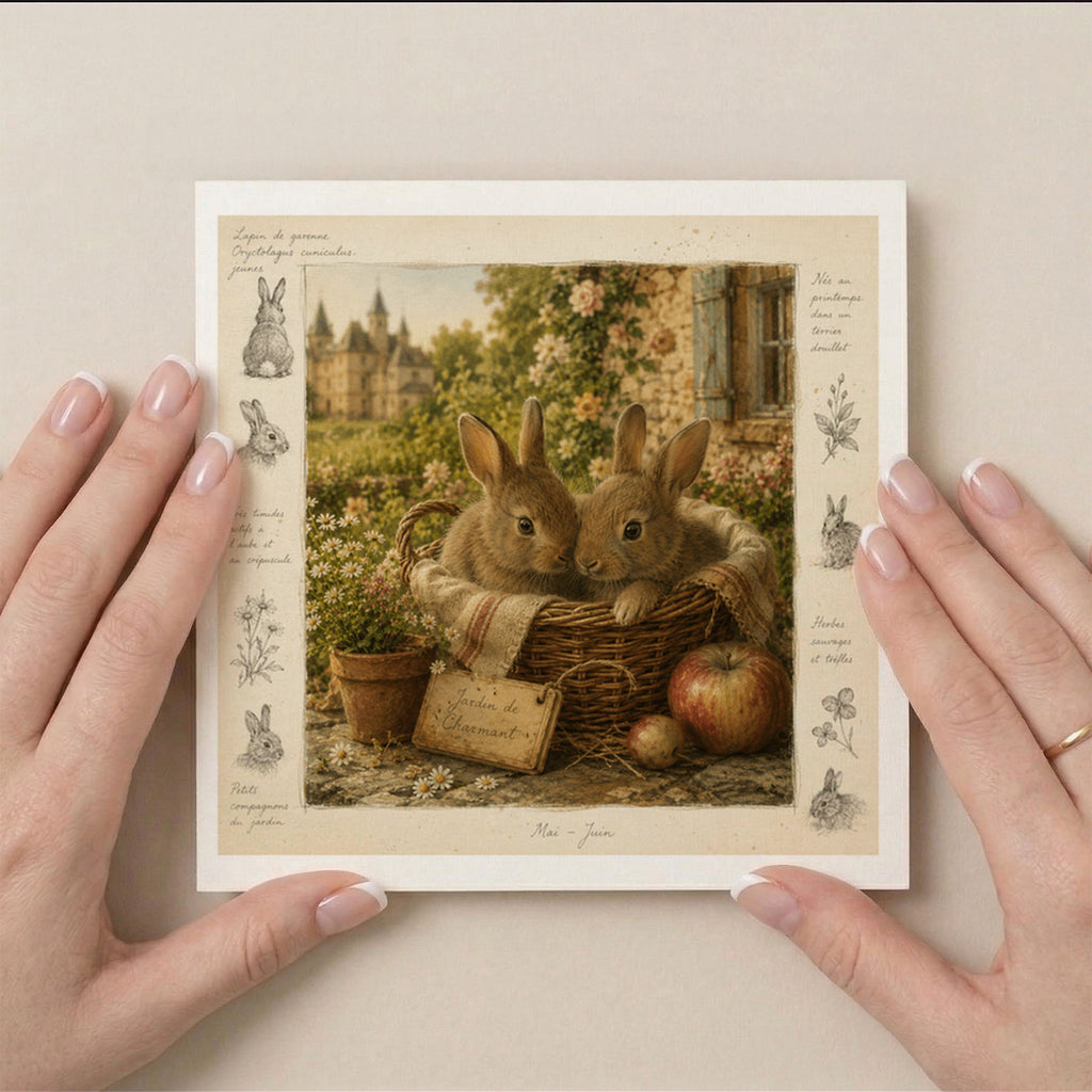 PP-GRE-6x6-ENVELOPE - Square Greetings Cards Mockup