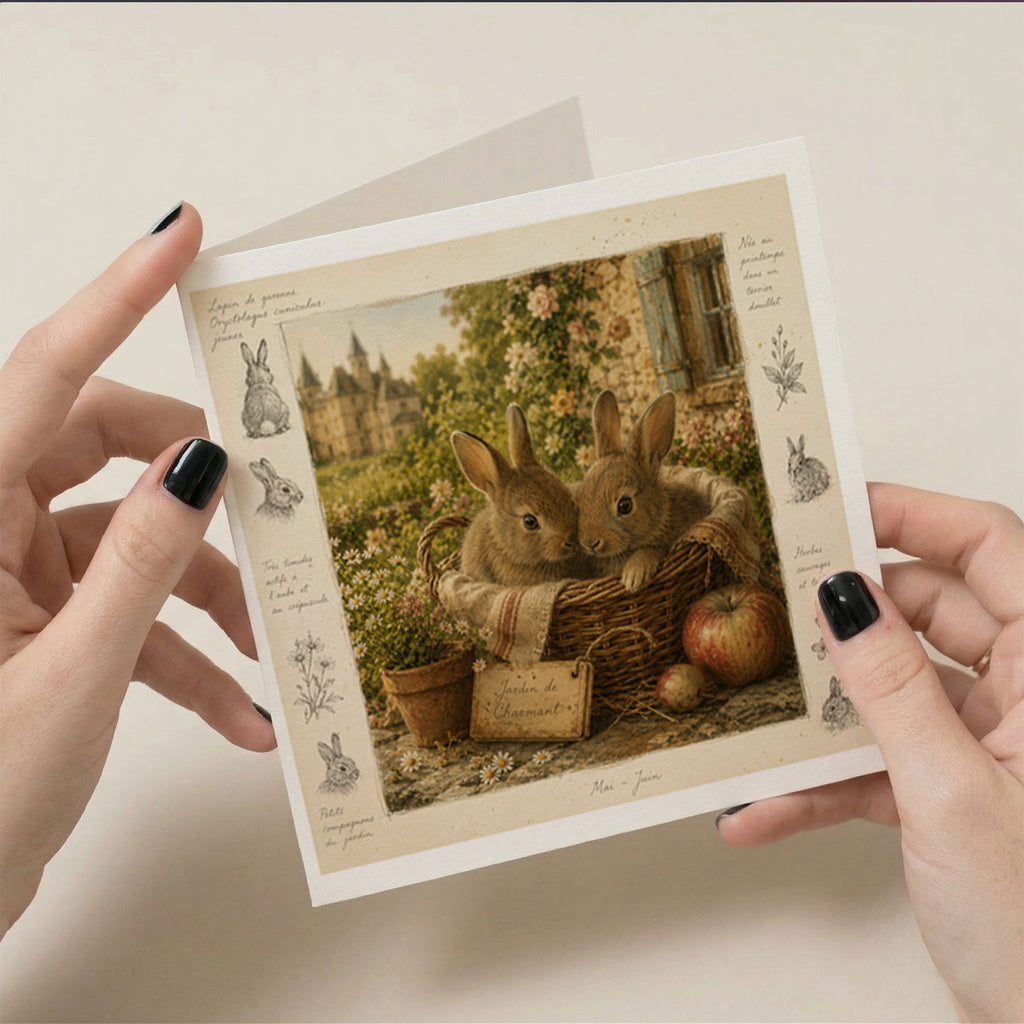 PP-GRE-6x6-ENVELOPE - Square Greetings Cards Mockup