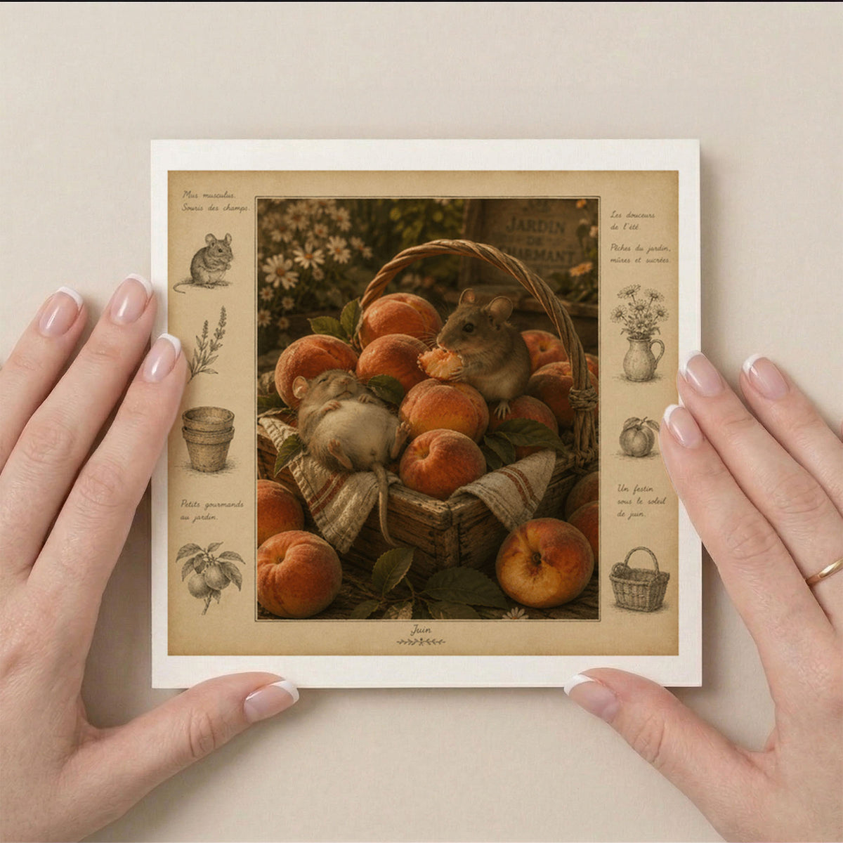 PP-GRE-6x6-ENVELOPE - Square Greetings Cards Mockup