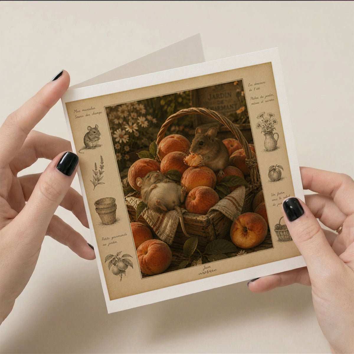 PP-GRE-6x6-ENVELOPE - Square Greetings Cards Mockup