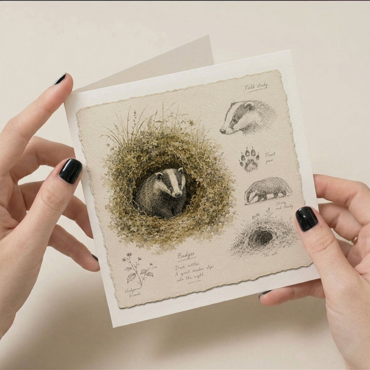 PP-GRE-6x6-ENVELOPE - Square Greetings Cards Mockup