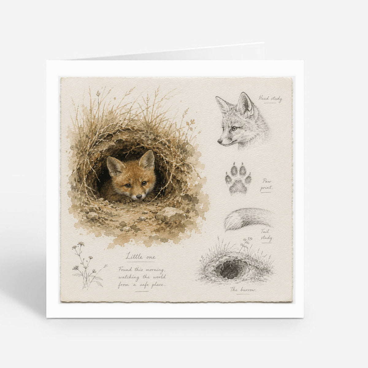 PP-GRE-6x6-ENVELOPE - Square Greetings Cards Mockup
