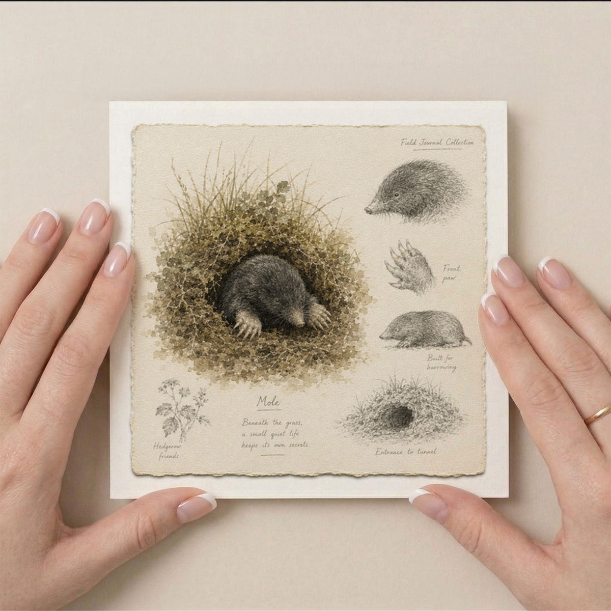 PP-GRE-6x6-ENVELOPE - Square Greetings Cards Mockup