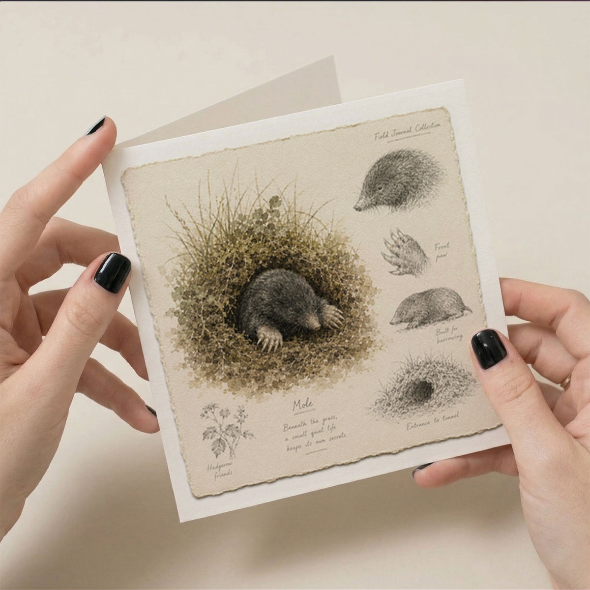 PP-GRE-6x6-ENVELOPE - Square Greetings Cards Mockup