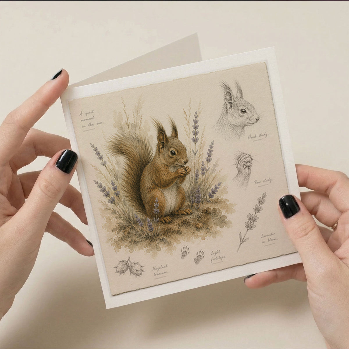 PP-GRE-6x6-ENVELOPE - Square Greetings Cards Mockup