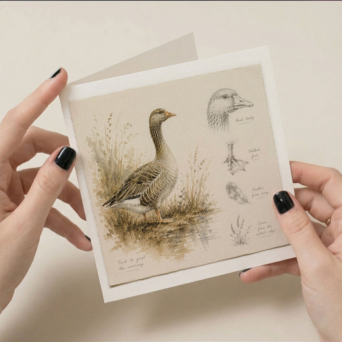 PP-GRE-6x6-ENVELOPE - Square Greetings Cards Mockup