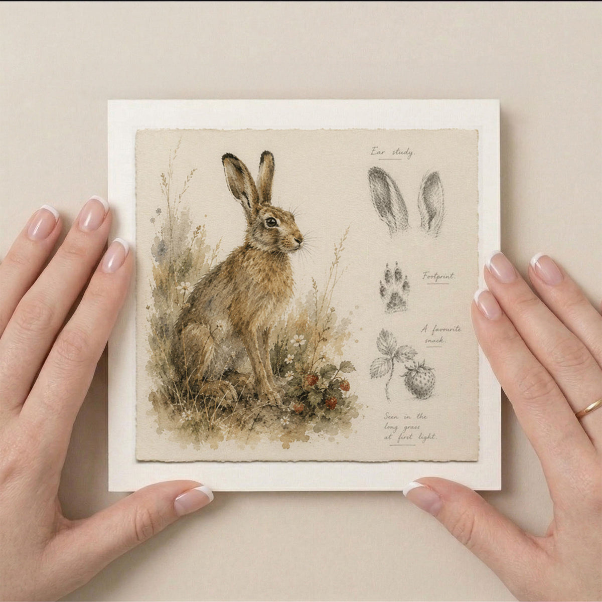 PP-GRE-6x6-ENVELOPE - Square Greetings Cards Mockup