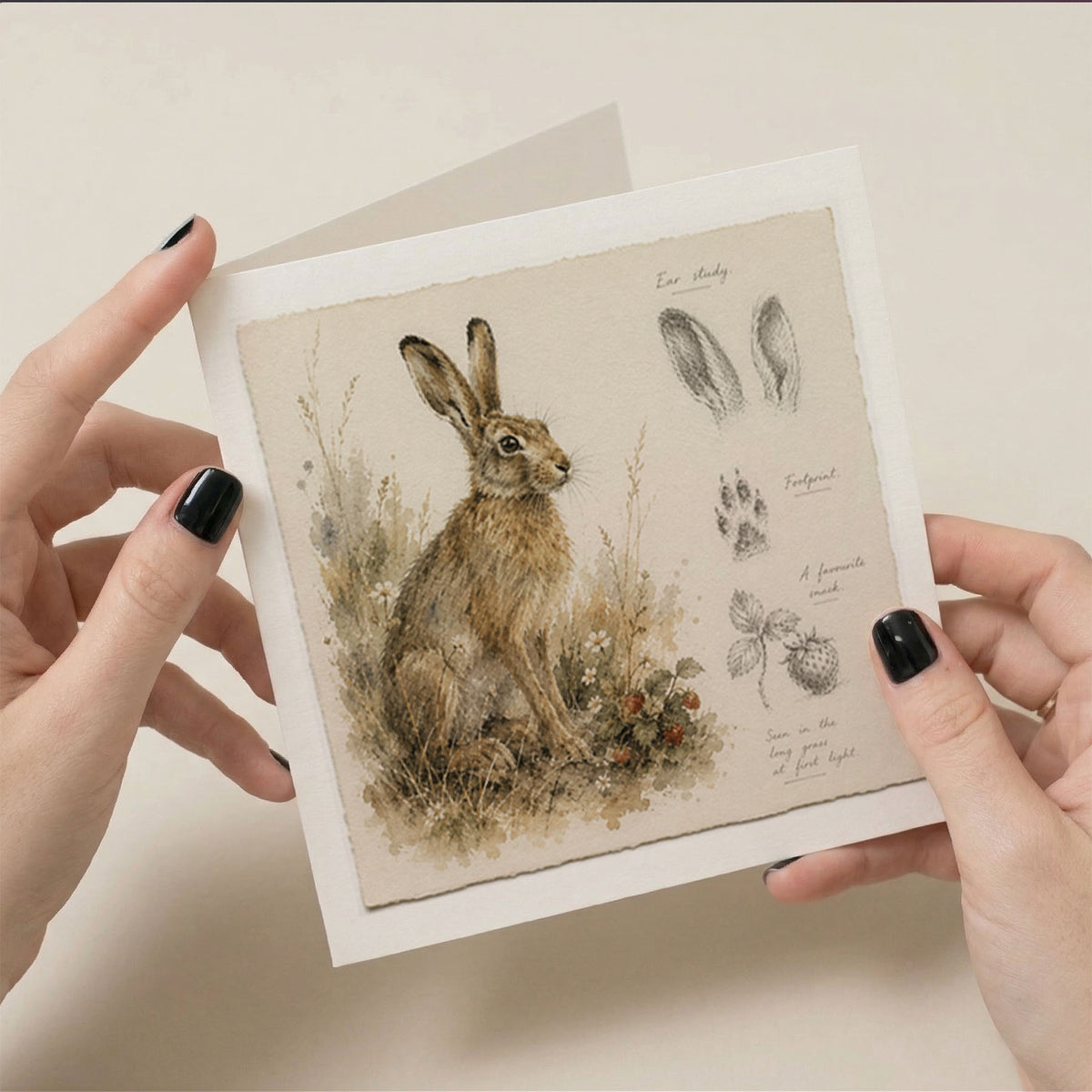 PP-GRE-6x6-ENVELOPE - Square Greetings Cards Mockup