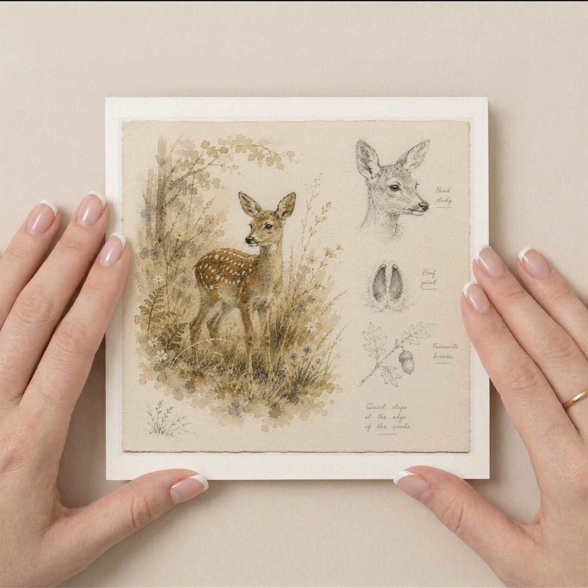 PP-GRE-6x6-ENVELOPE - Square Greetings Cards Mockup