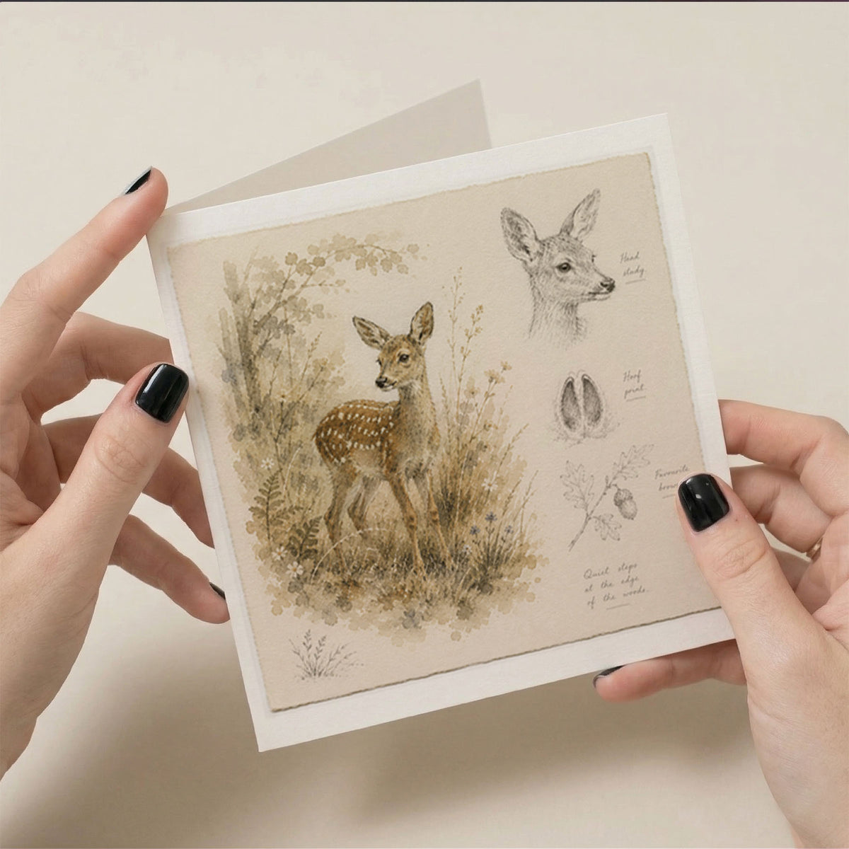 PP-GRE-6x6-ENVELOPE - Square Greetings Cards Mockup