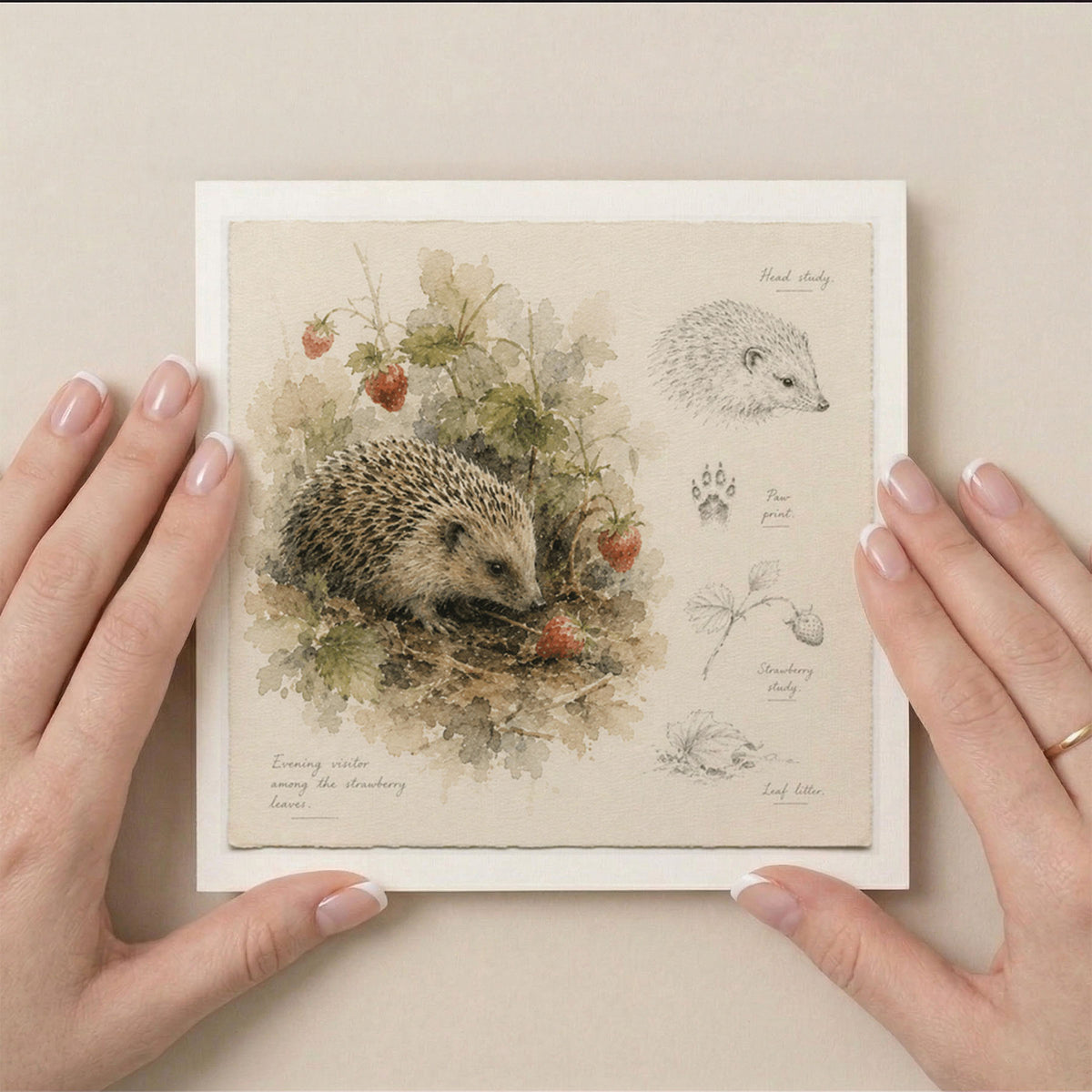 PP-GRE-6x6-ENVELOPE - Square Greetings Cards Mockup