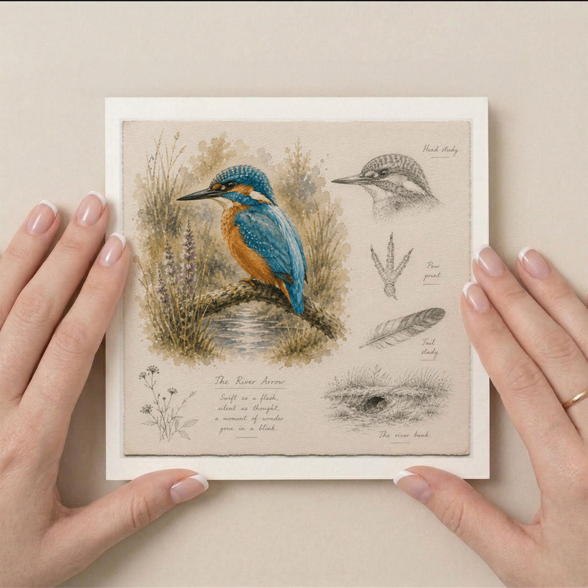 PP-GRE-6x6-ENVELOPE - Square Greetings Cards Mockup