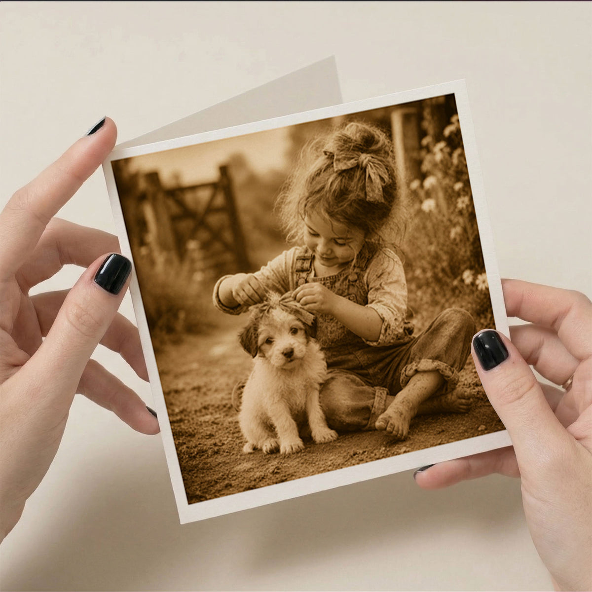 PP-GRE-6x6-ENVELOPE - Square Greetings Cards Mockup