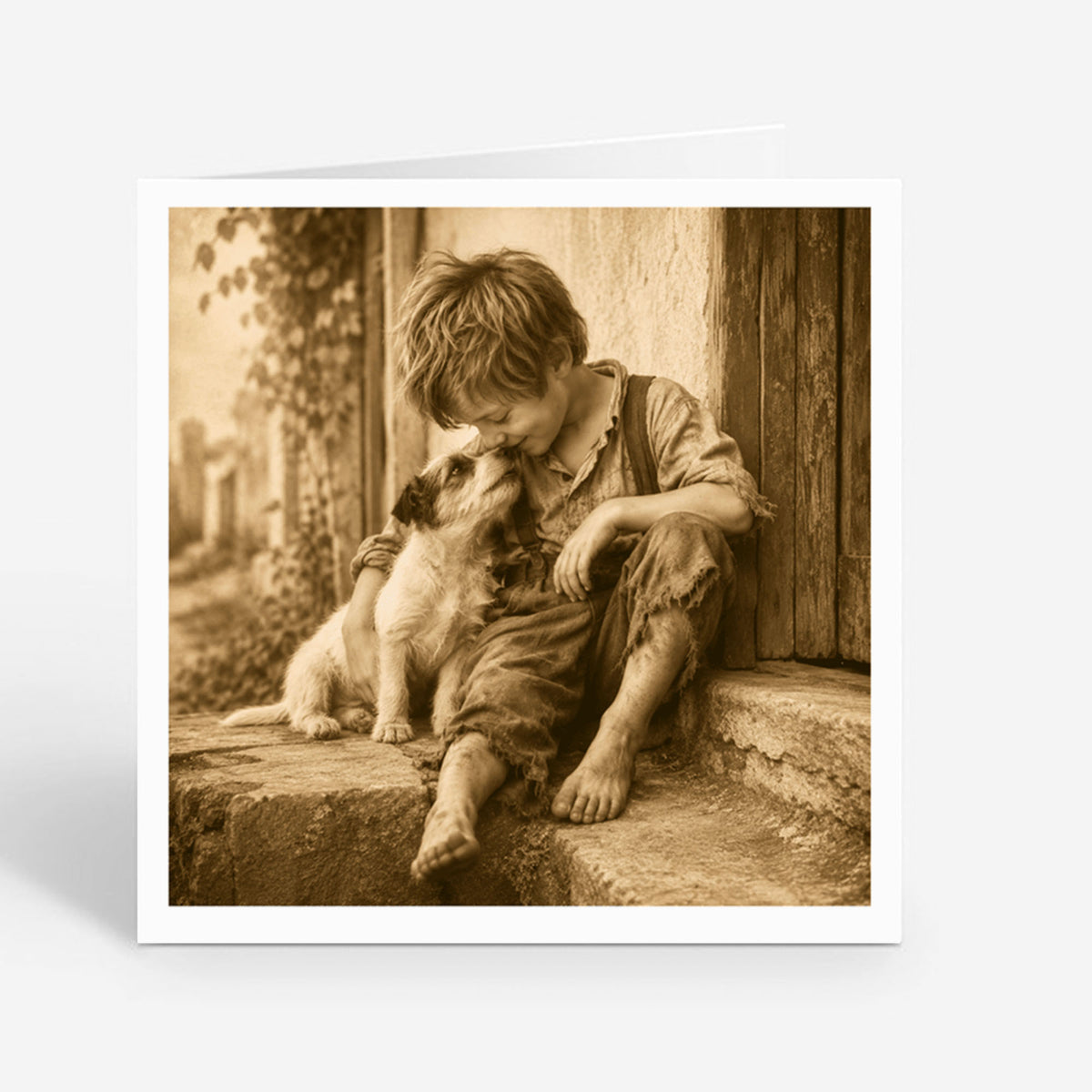 PP-GRE-6x6-ENVELOPE - Square Greetings Cards Mockup