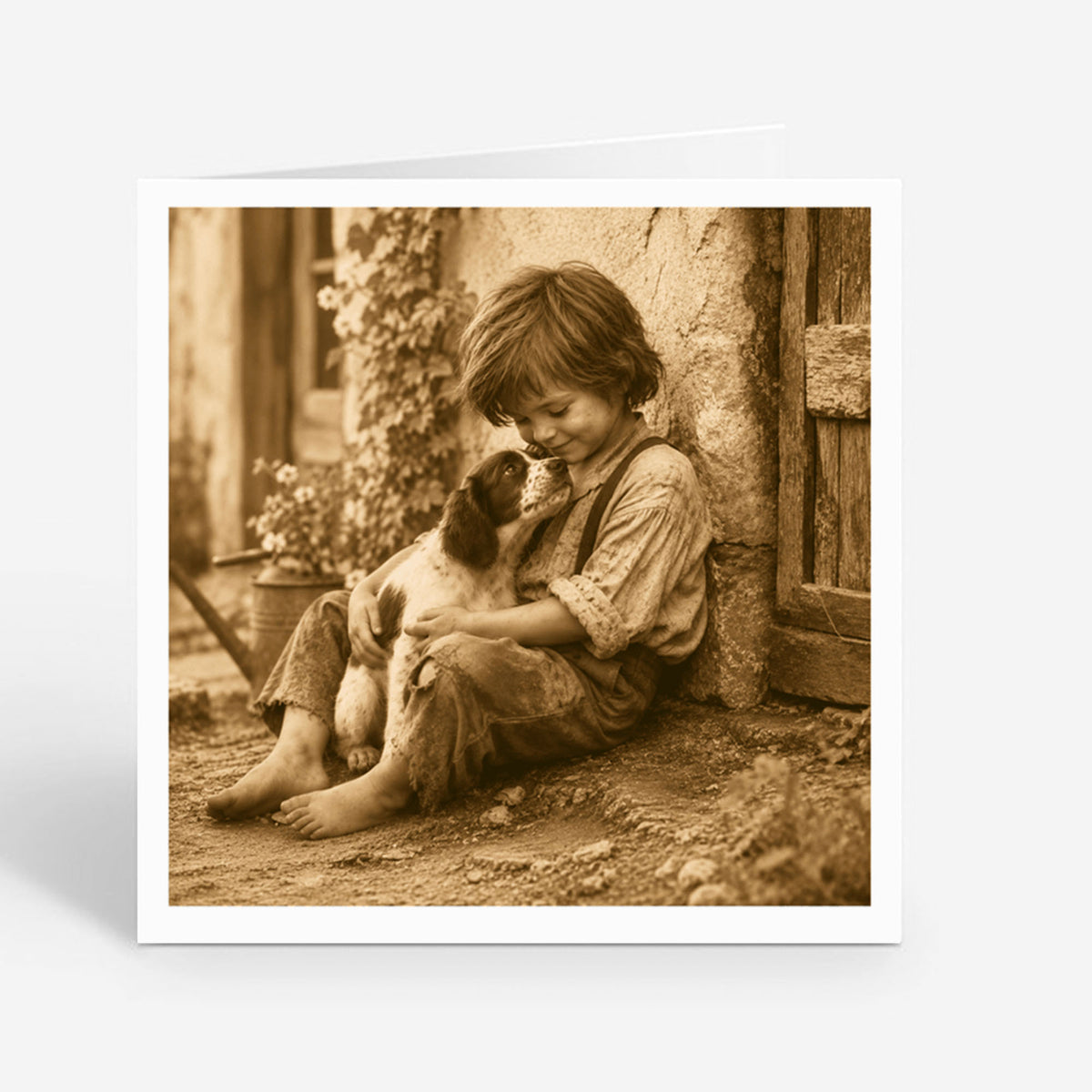 PP-GRE-6x6-ENVELOPE - Square Greetings Cards Mockup