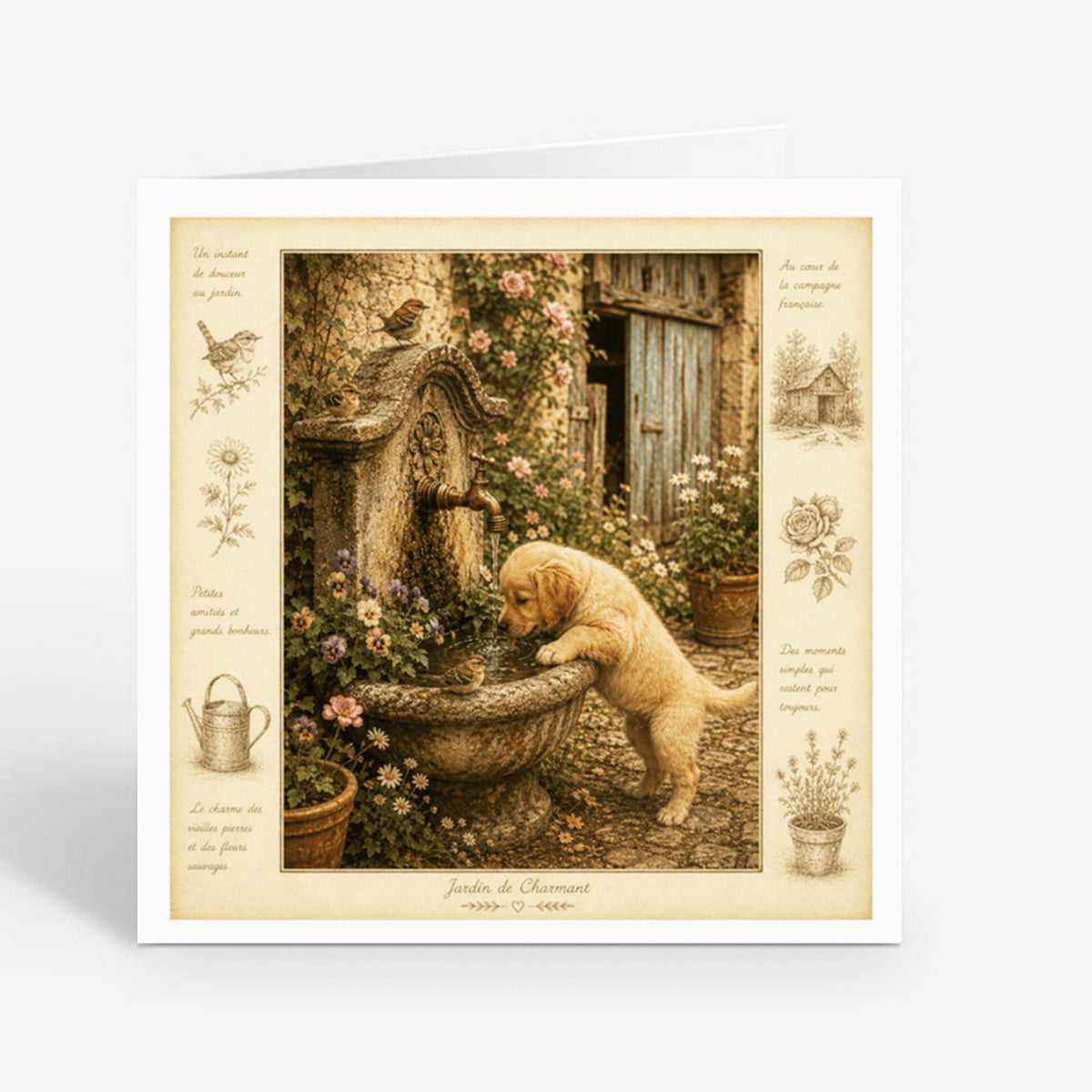 PP-GRE-6x6-ENVELOPE - Square Greetings Cards Mockup