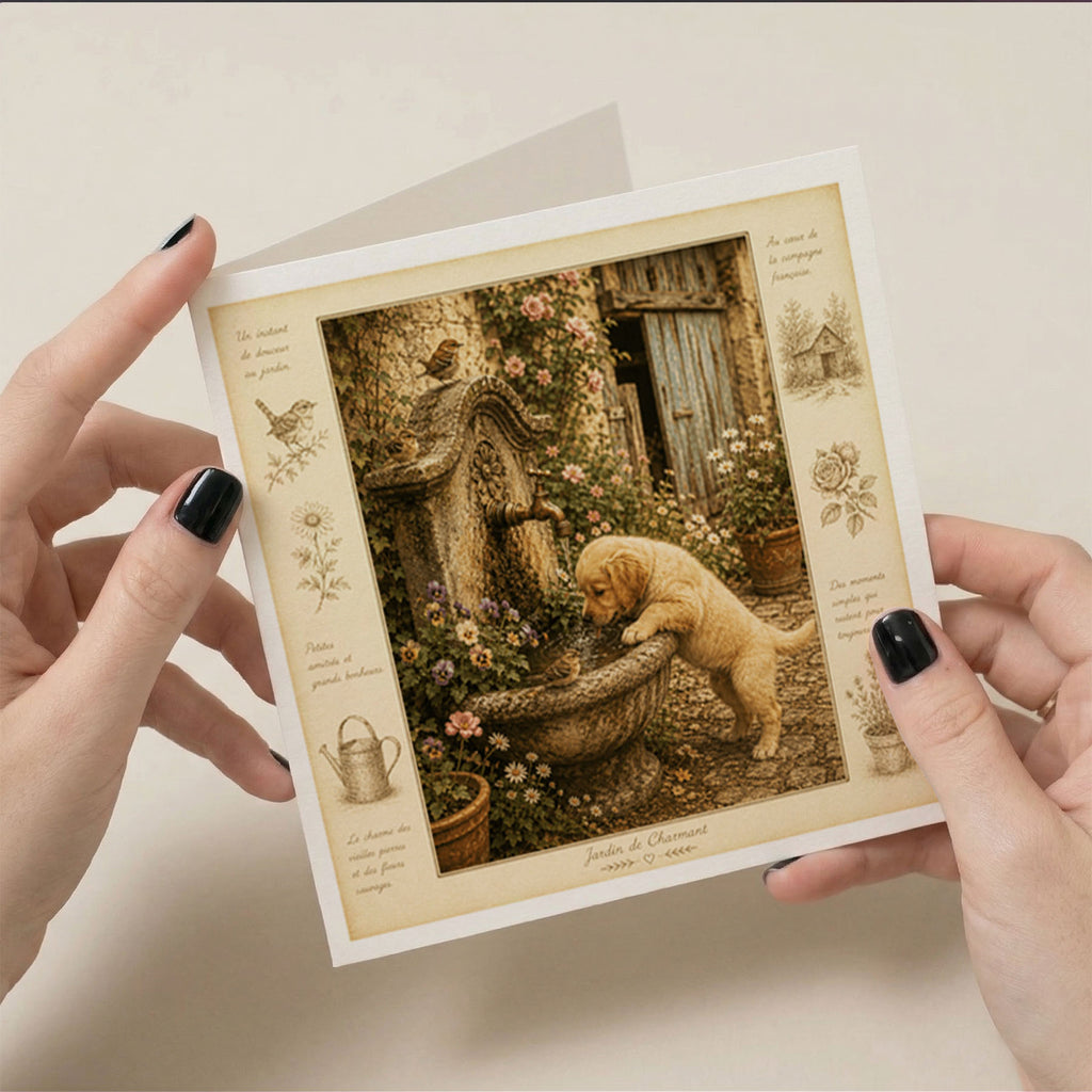 PP-GRE-6x6-ENVELOPE - Square Greetings Cards Mockup