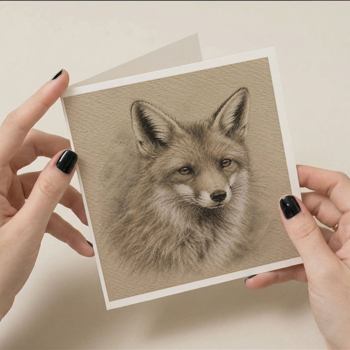 PP-GRE-6x6-ENVELOPE - Square Greetings Cards Mockup