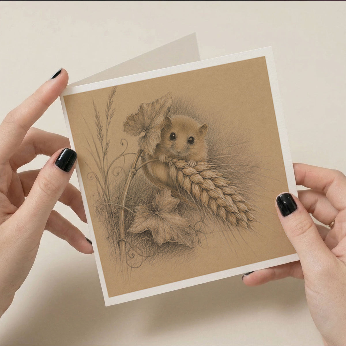 PP-GRE-6x6-ENVELOPE - Square Greetings Cards Mockup
