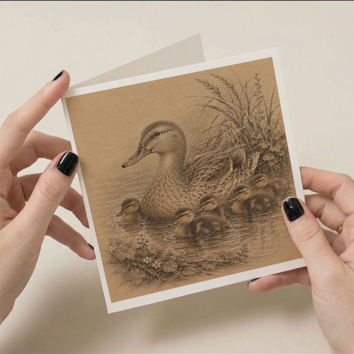 PP-GRE-6x6-ENVELOPE - Square Greetings Cards Mockup