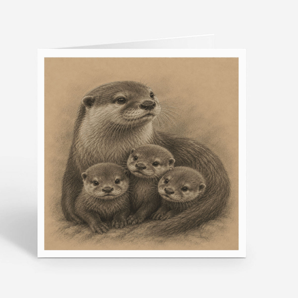 PP-GRE-6x6-ENVELOPE - Square Greetings Cards Mockup