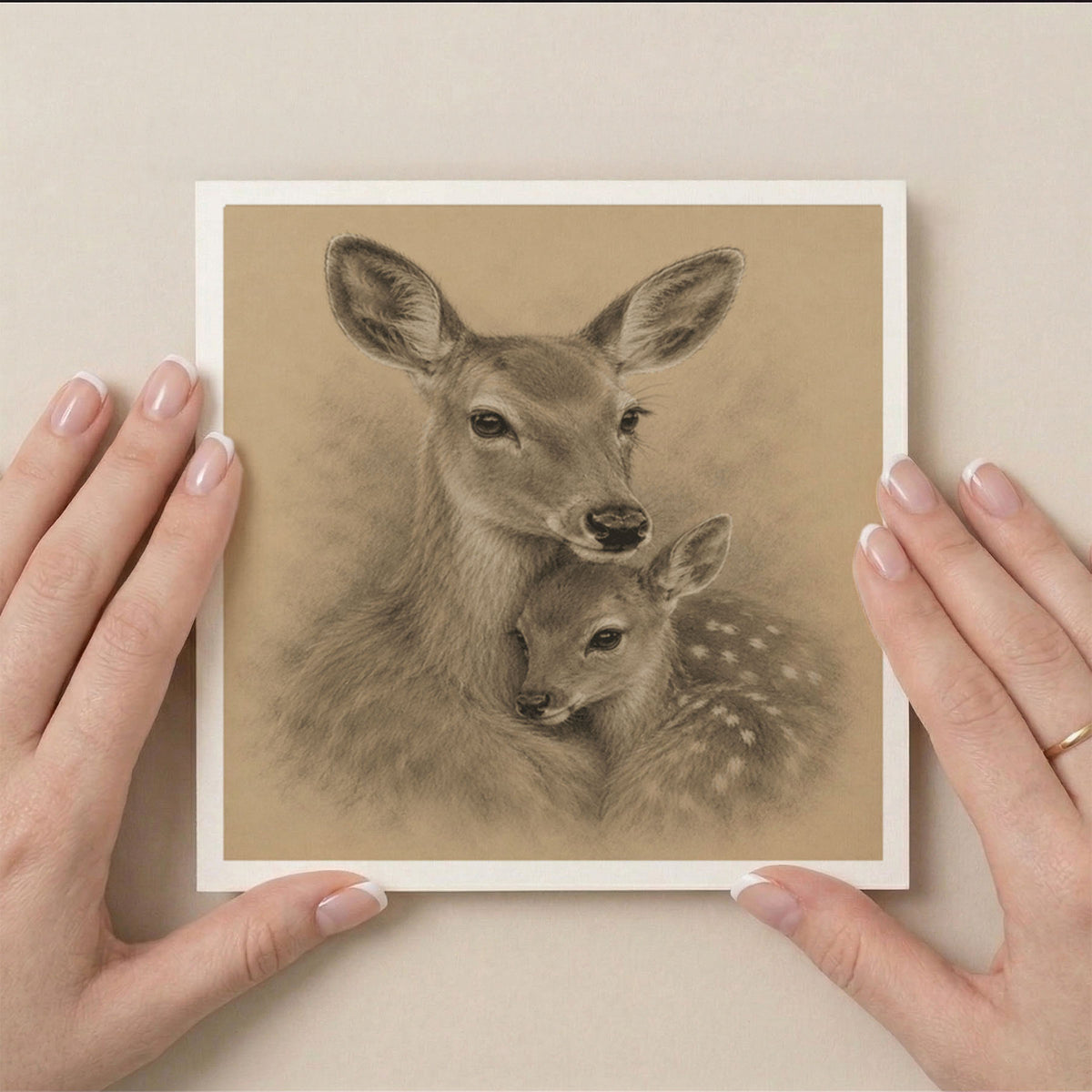 PP-GRE-6x6-ENVELOPE - Square Greetings Cards Mockup