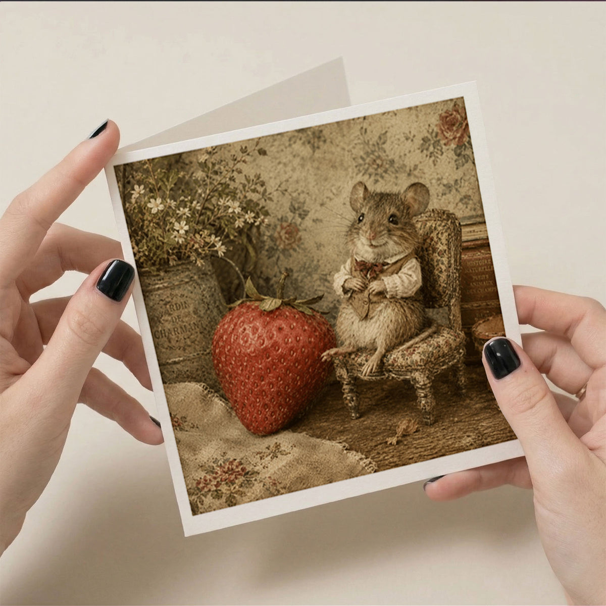 PP-GRE-6x6-ENVELOPE - Square Greetings Cards Mockup