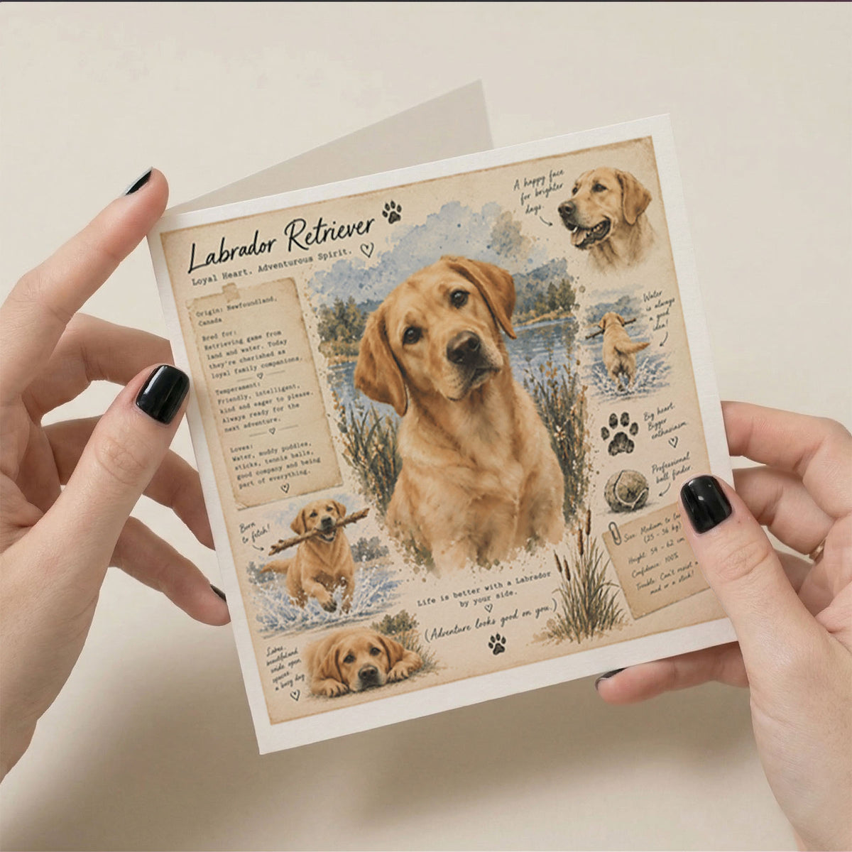 PP-GRE-6x6-ENVELOPE - Square Greetings Cards Mockup