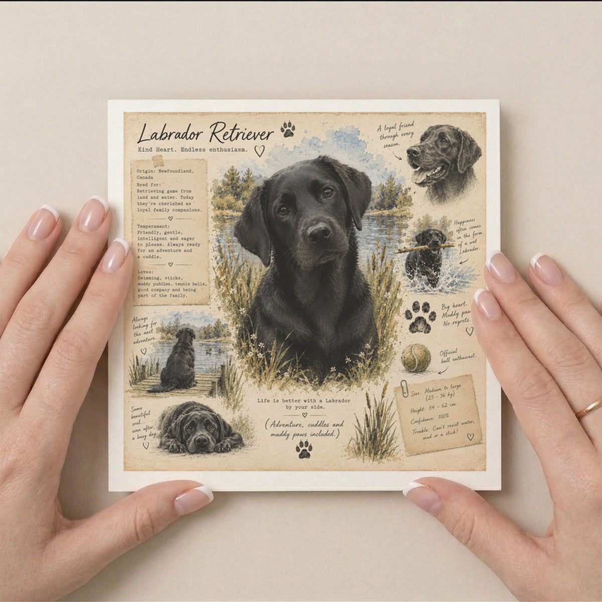 PP-GRE-6x6-ENVELOPE - Square Greetings Cards Mockup