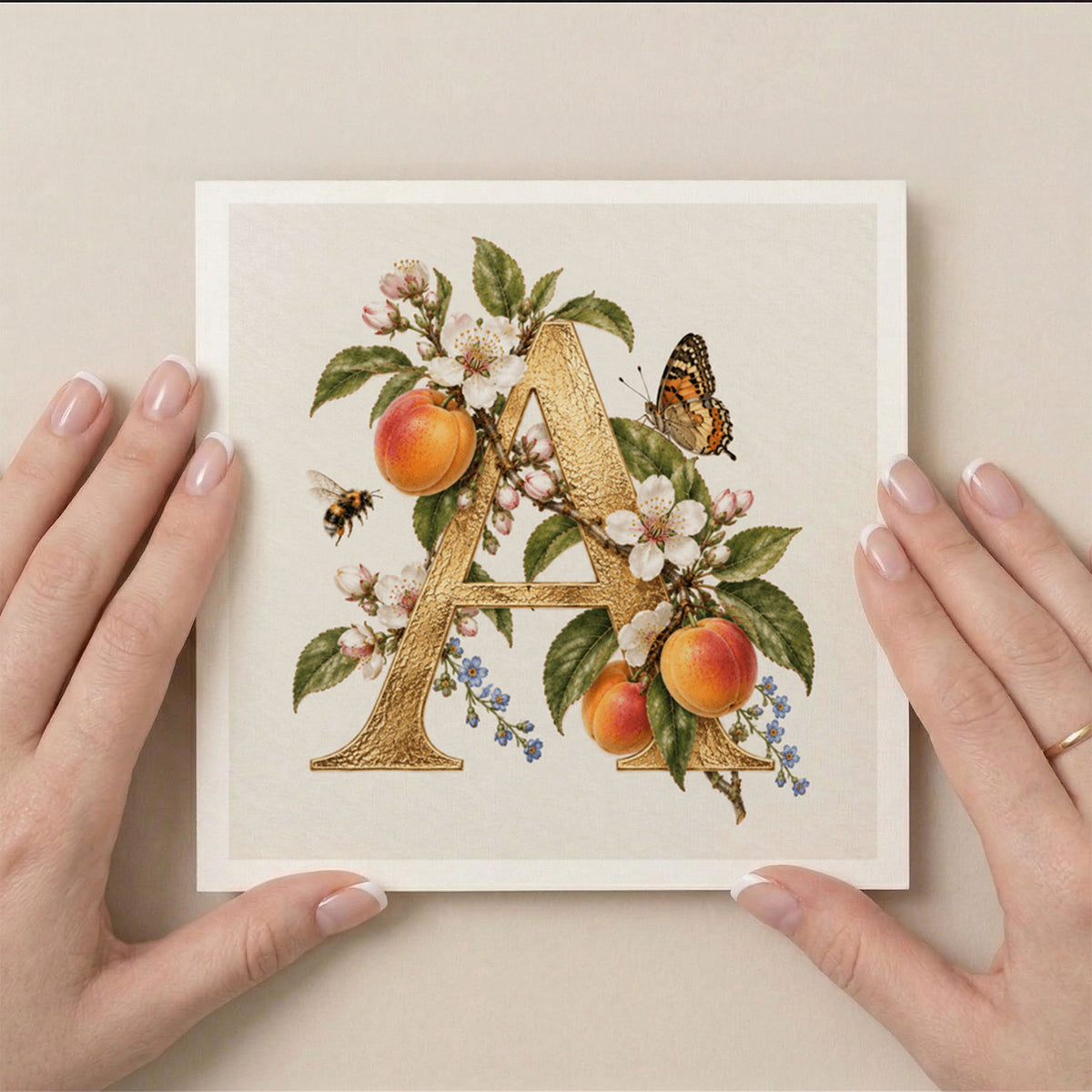 PP-GRE-6x6-ENVELOPE - Square Greetings Cards Mockup