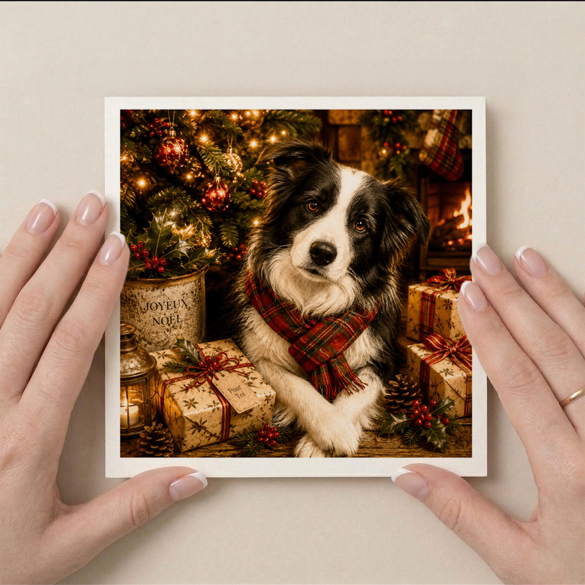 PP-GRE-6x6-ENVELOPE - Square Greetings Cards Mockup