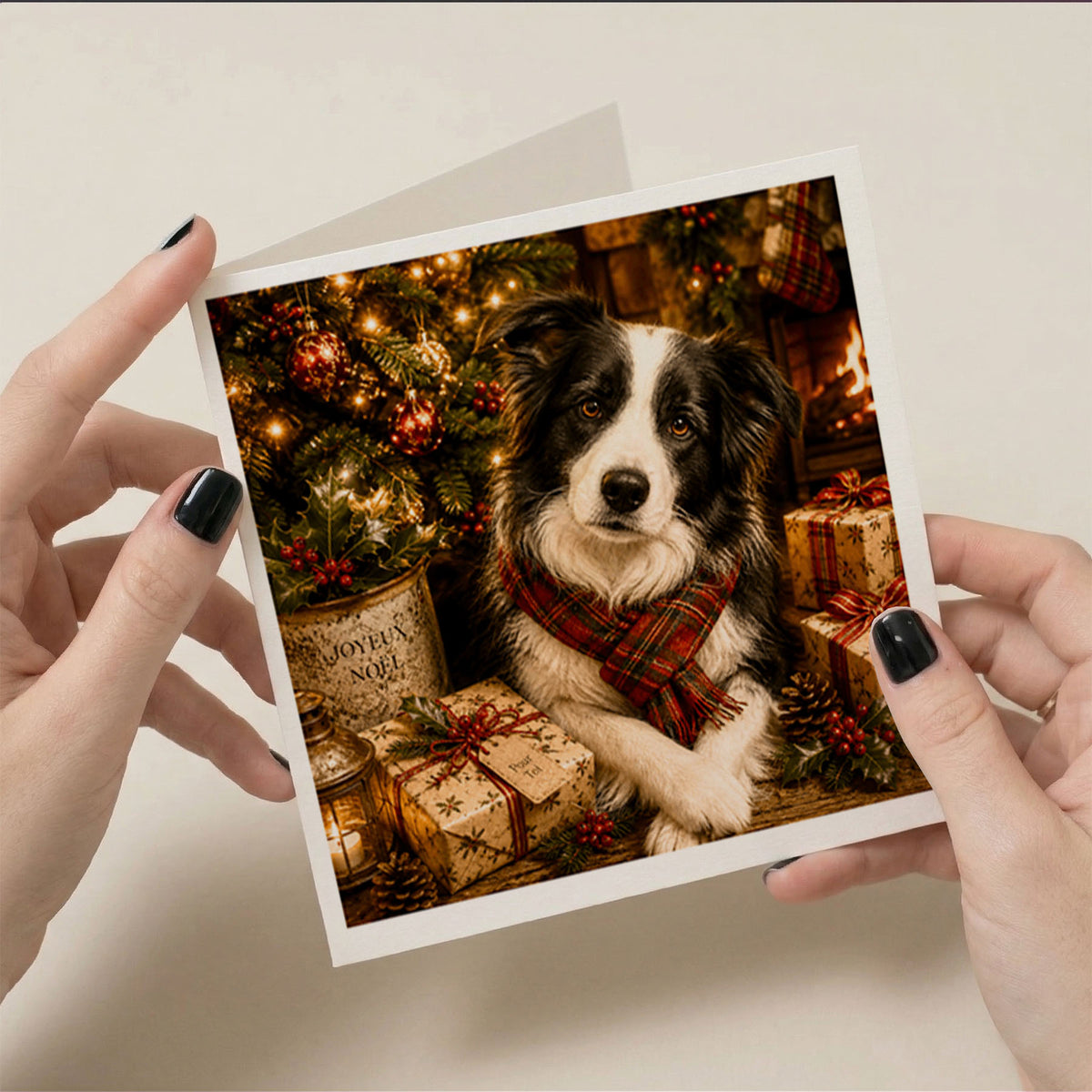 PP-GRE-6x6-ENVELOPE - Square Greetings Cards Mockup