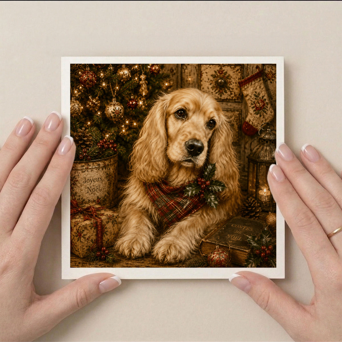 PP-GRE-6x6-ENVELOPE - Square Greetings Cards Mockup