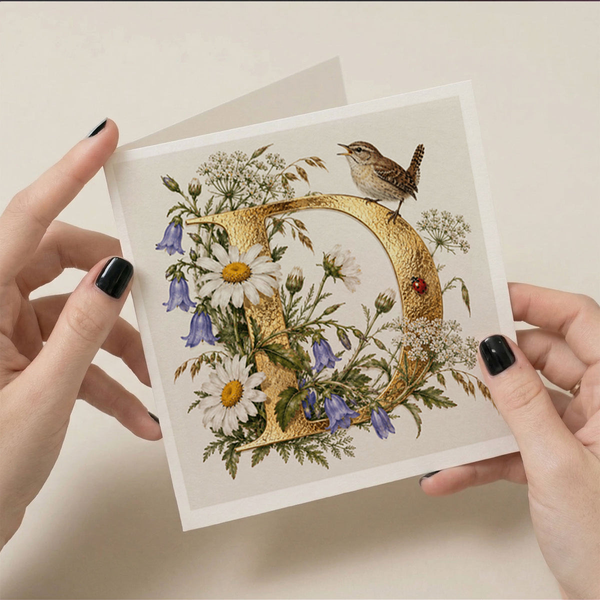 PP-GRE-6x6-ENVELOPE - Square Greetings Cards Mockup