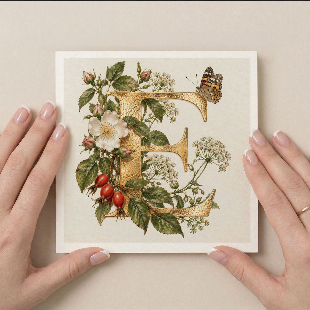 PP-GRE-6x6-ENVELOPE - Square Greetings Cards Mockup