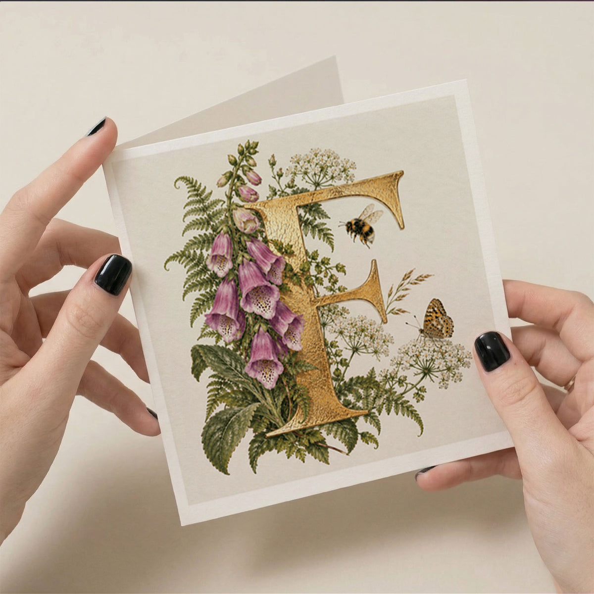 PP-GRE-6x6-ENVELOPE - Square Greetings Cards Mockup