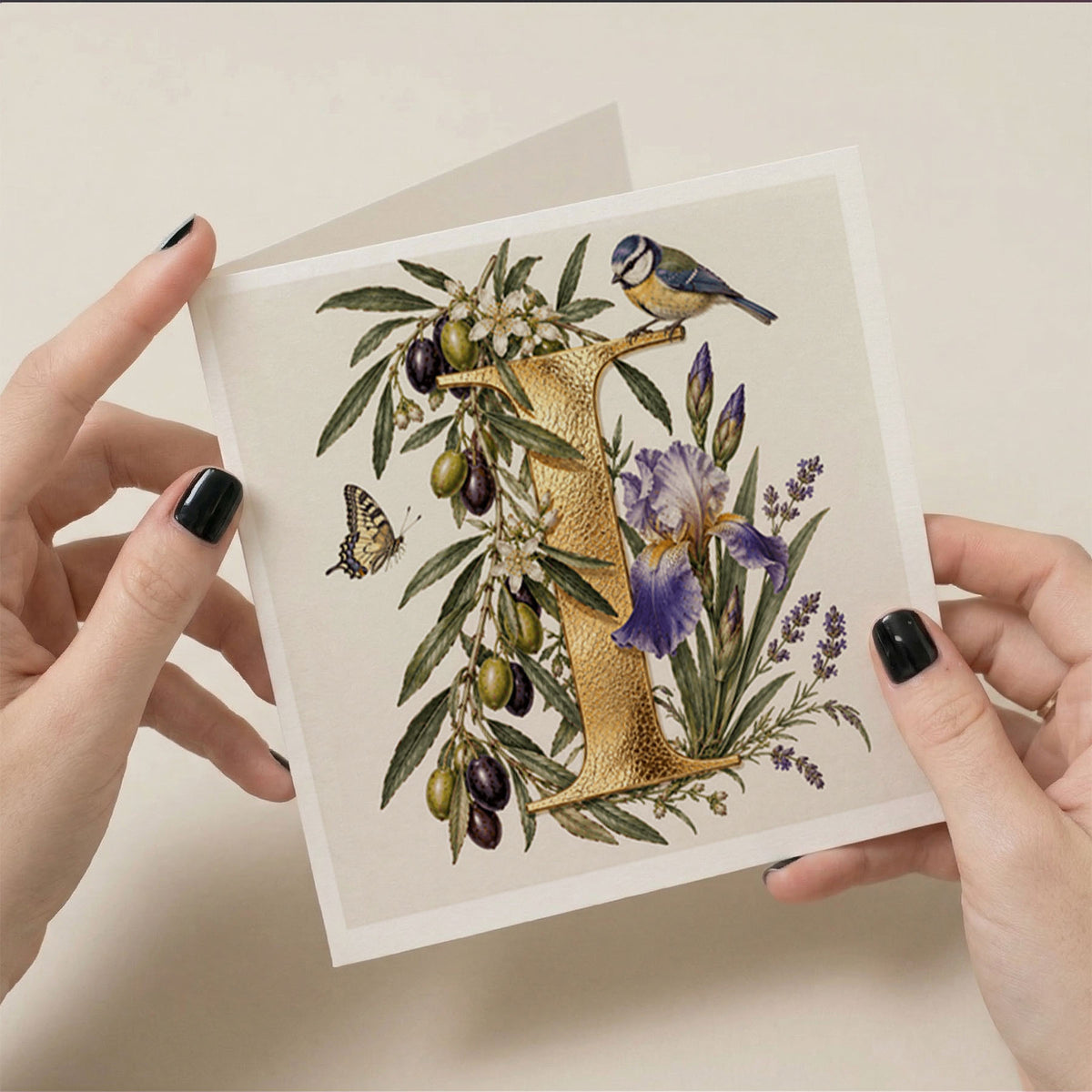 PP-GRE-6x6-ENVELOPE - Square Greetings Cards Mockup