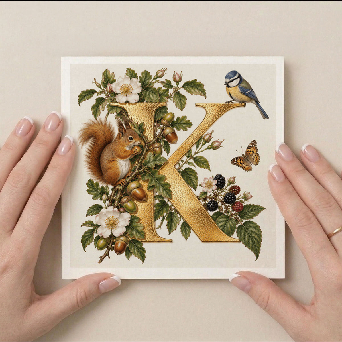 PP-GRE-6x6-ENVELOPE - Square Greetings Cards Mockup