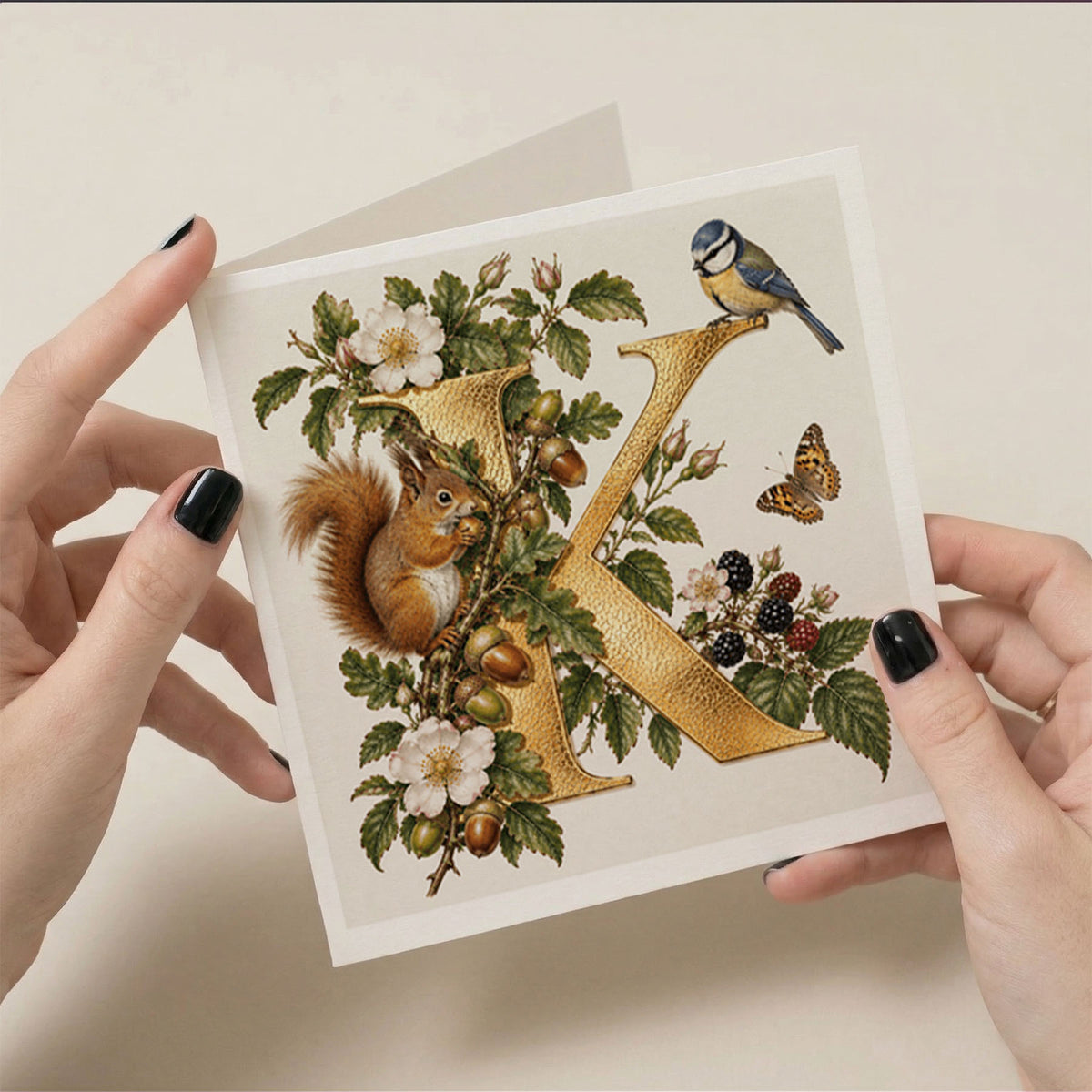 PP-GRE-6x6-ENVELOPE - Square Greetings Cards Mockup