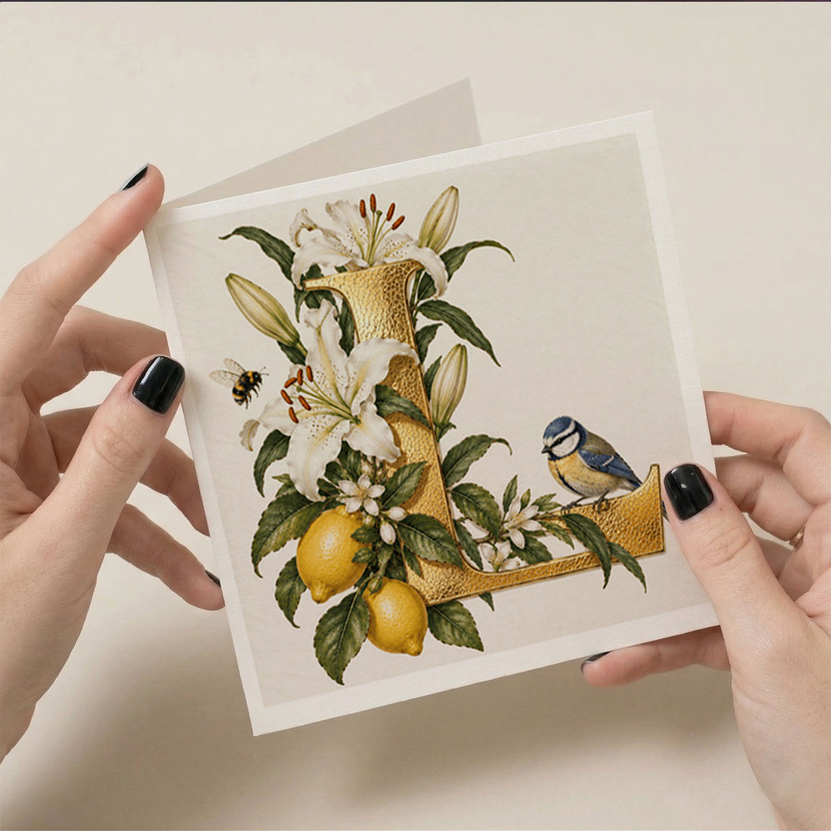PP-GRE-6x6-ENVELOPE - Square Greetings Cards Mockup