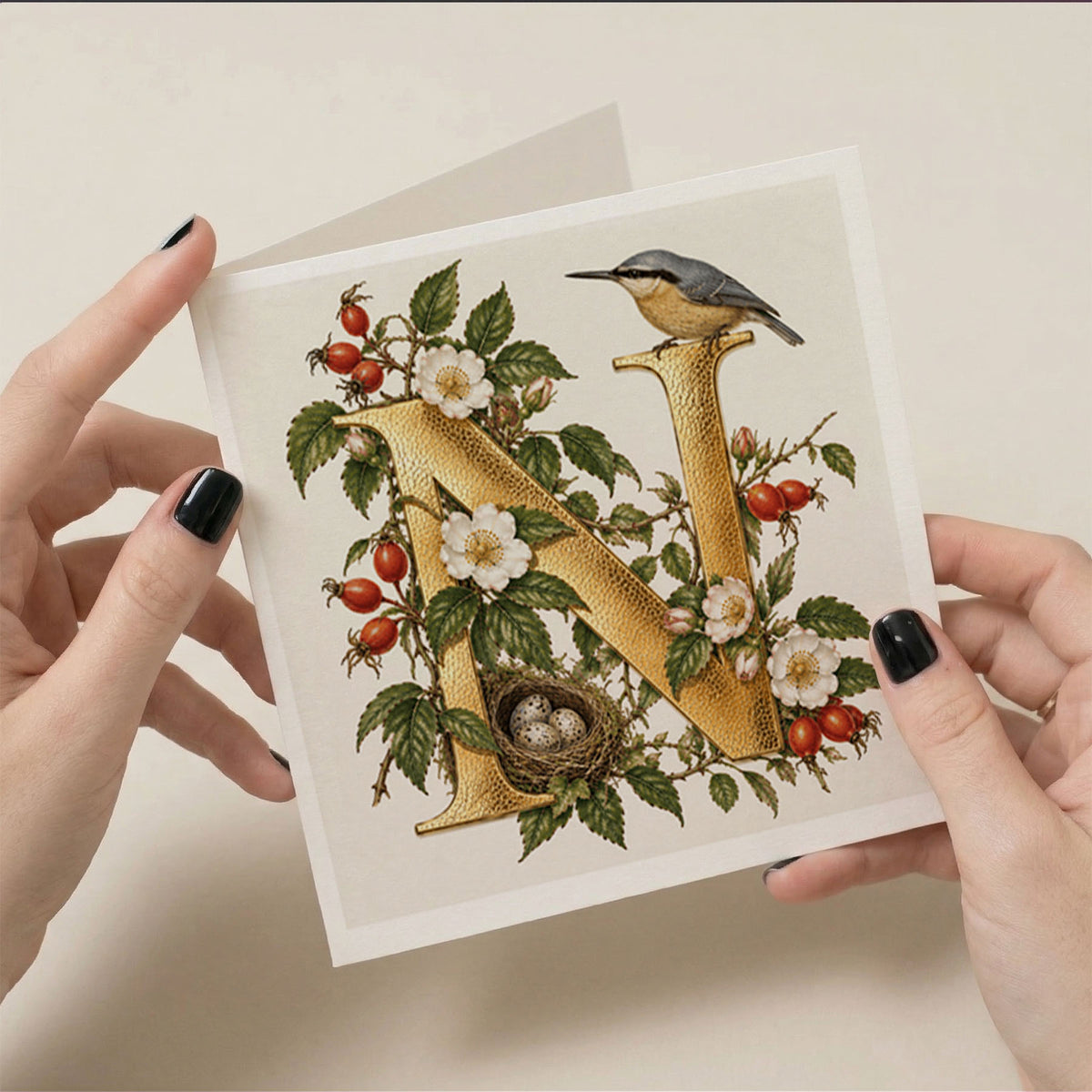 PP-GRE-6x6-ENVELOPE - Square Greetings Cards Mockup