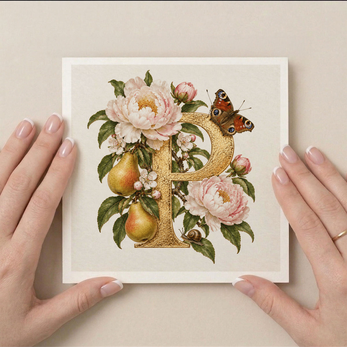 PP-GRE-6x6-ENVELOPE - Square Greetings Cards Mockup