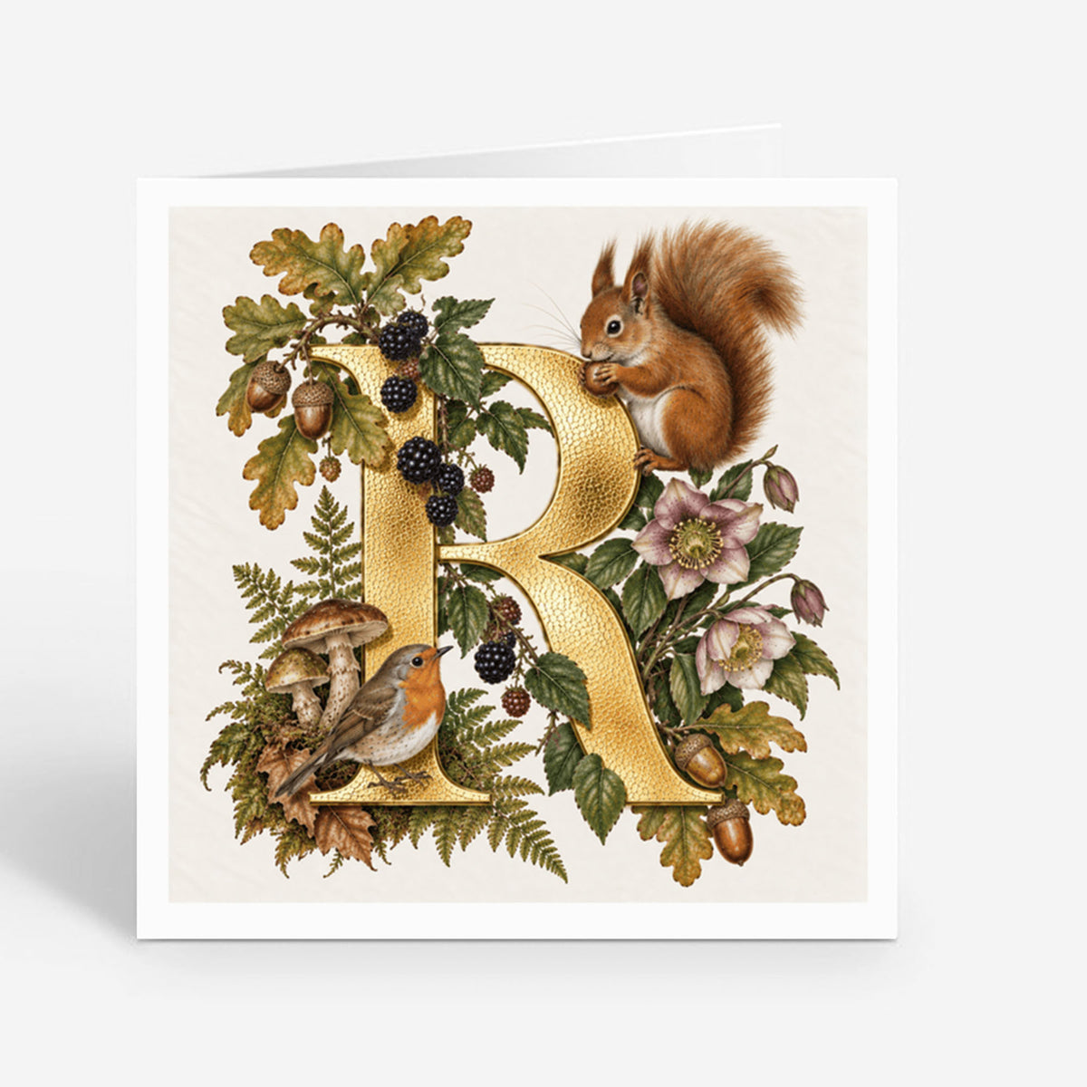 PP-GRE-6x6-ENVELOPE - Square Greetings Cards Mockup