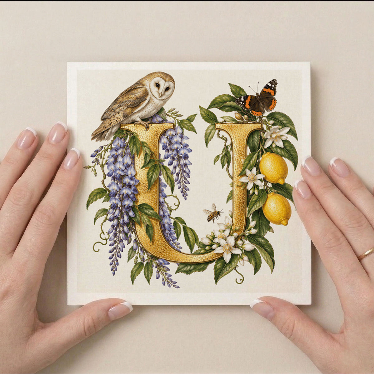 PP-GRE-6x6-ENVELOPE - Square Greetings Cards Mockup